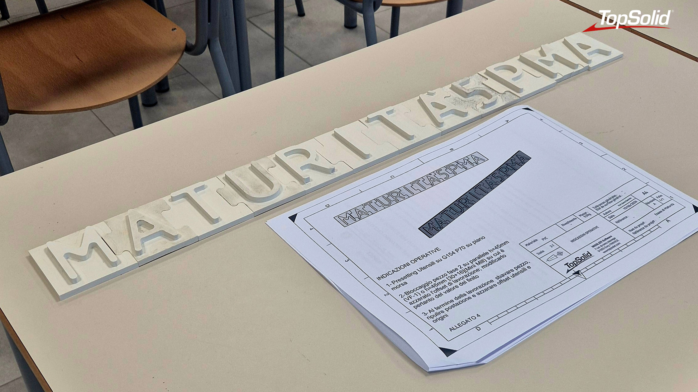 TOPSOLID arriva sui banchi dell’esame di maturità